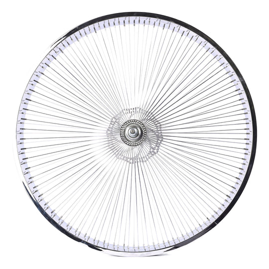 Micargi Chrome Fat Rims Wheel Set for 26"*3" with 7-speed Disc Brake