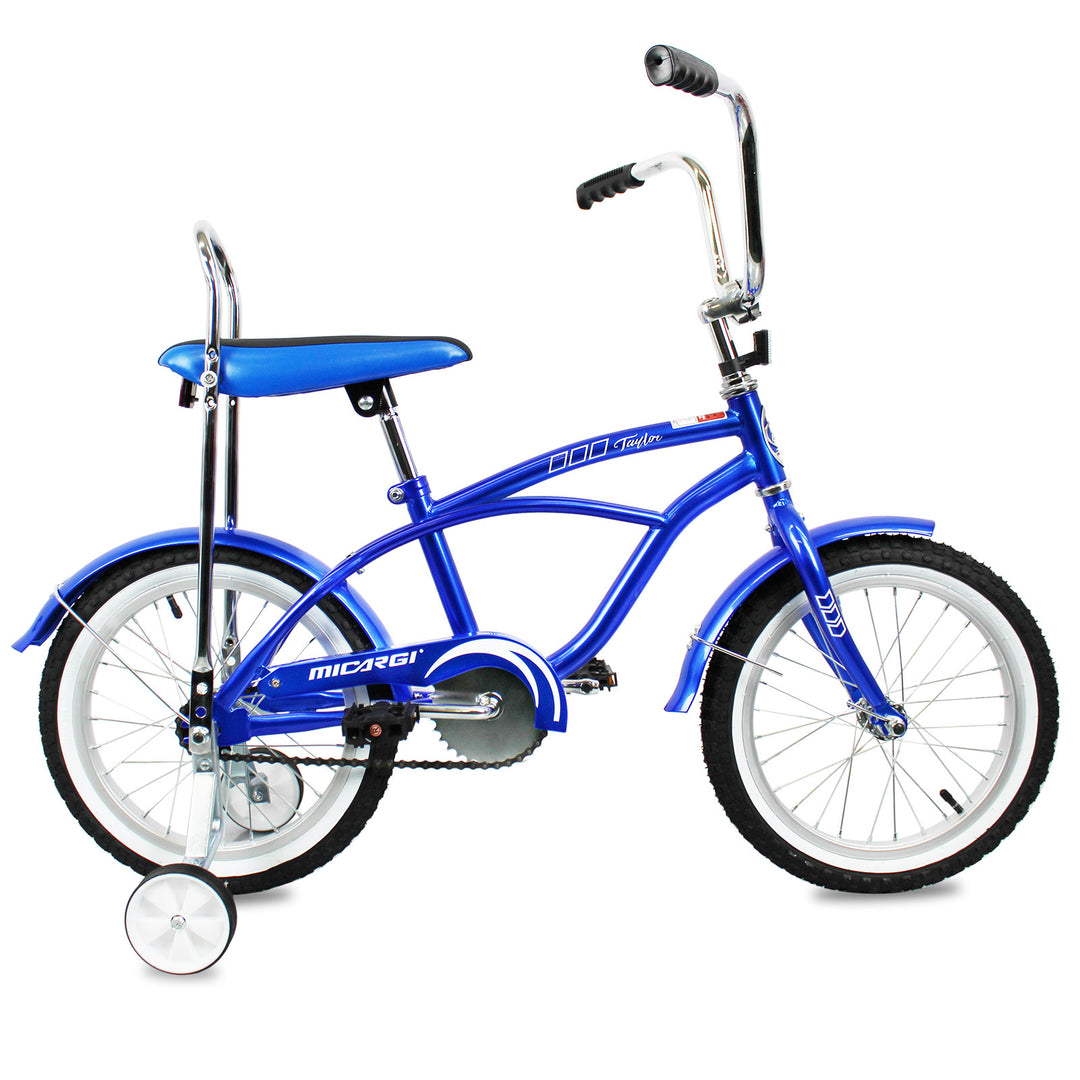 Micargi Taylor kid bike with training wheel for boy blue 16"