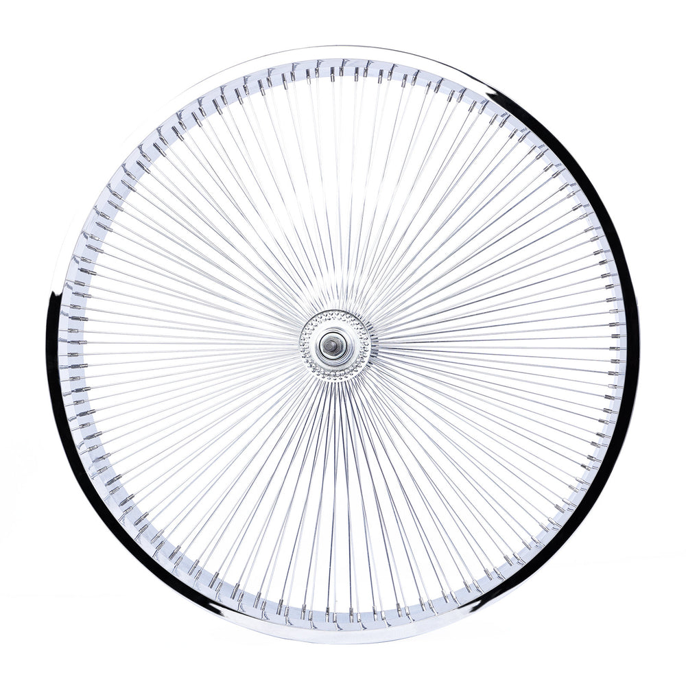 Micargi 26*3 Alloy Chrome Fat Rims Wheel Set with Coaster Brake for Beach Cruiser Bike