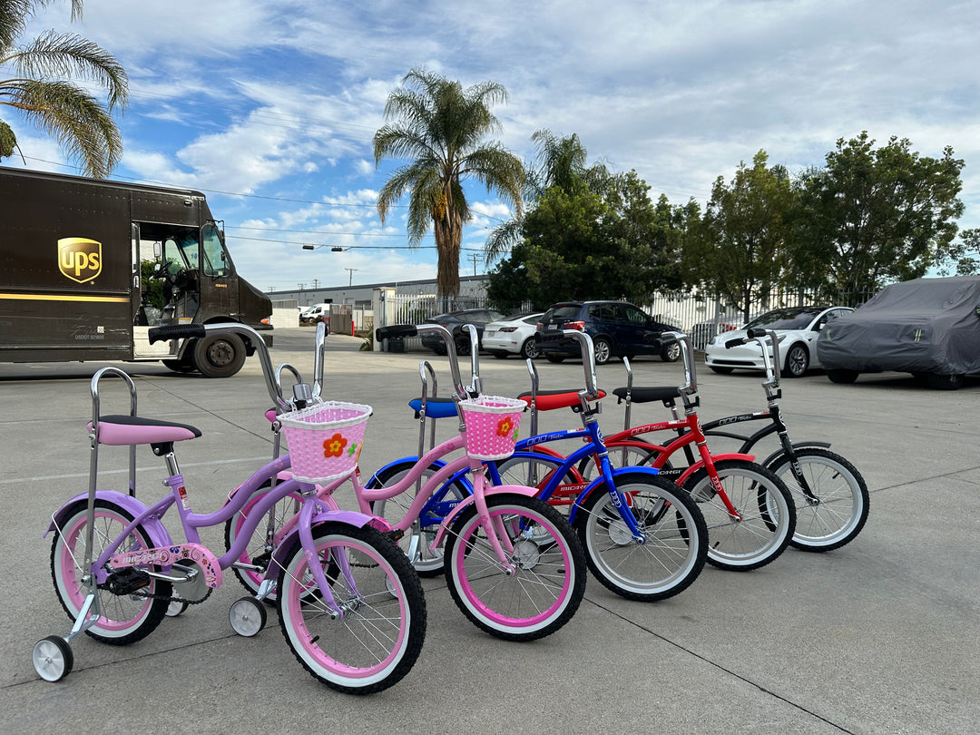 Micargi Taylor kid bike with training wheels for 4-7 years old girl and boy