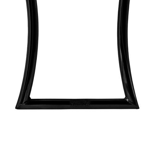 Micargi Hi-Rise U-Type Steel Lowrider Bicycle Handlebar for Chopper Cruiser Bike Black