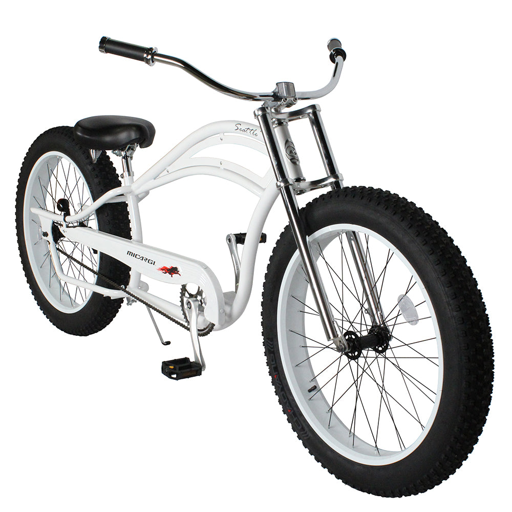 Micargi 26 Seattle Beach Chopper Cruiser Bike