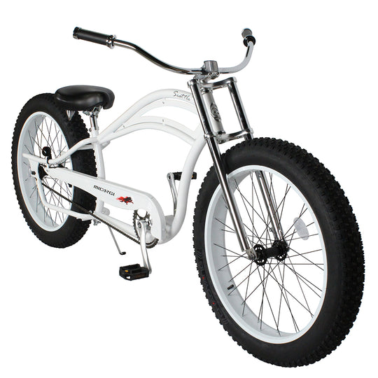 Micargi 26 Seattle Beach Chopper Cruiser Bike low handlebar