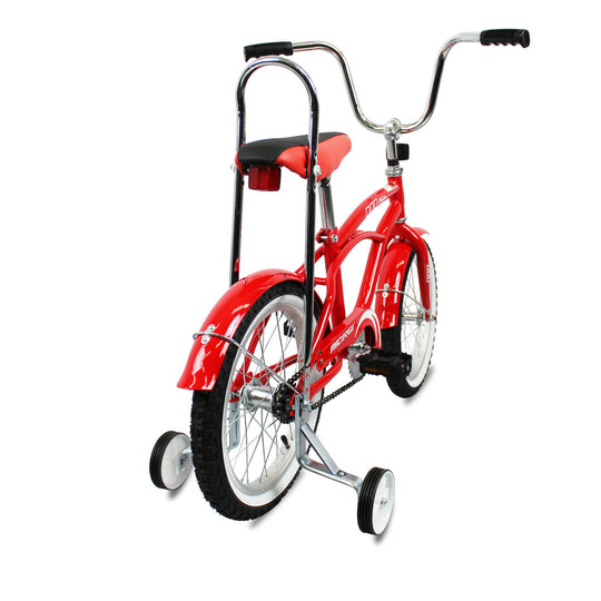 Micargi Taylor kid bike with training wheel red 16" adjustable seat
