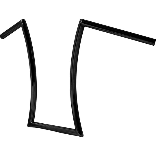 Micargi Hi-Rise U-Type Steel Lowrider Bicycle Handlebar for Chopper Cruiser Bike Black