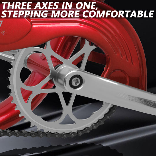 Close up of Micargi Bronco Pro 26” Stretch Cruiser Bike Sturdy Crankset