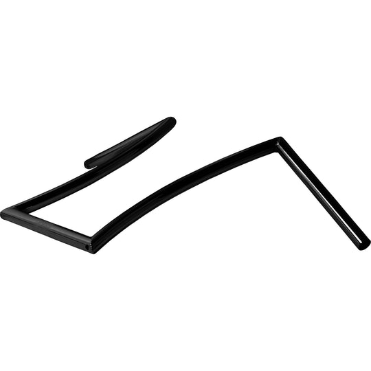Micargi Hi-Rise U-Type Steel Lowrider Bicycle Handlebar for Chopper Cruiser Bike Black