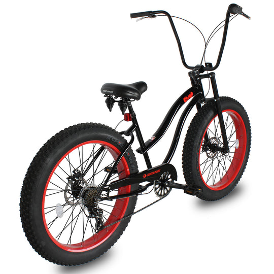 Side View of Micargi Slugo SS Beach Cruiser Bike 7-Speed Disc Brake