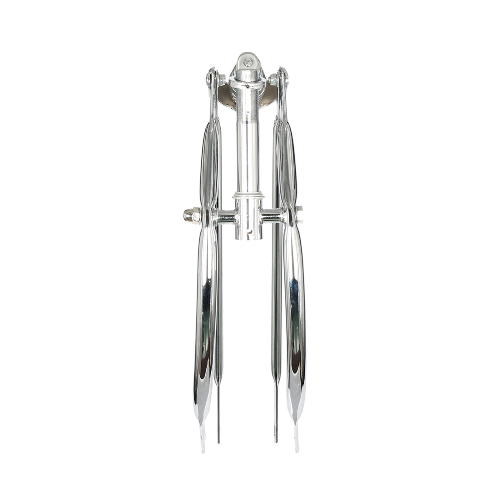 Micargi Chrome Spring Fork Medium Bend for 20"Lowrider Bike for 2.125" Tire