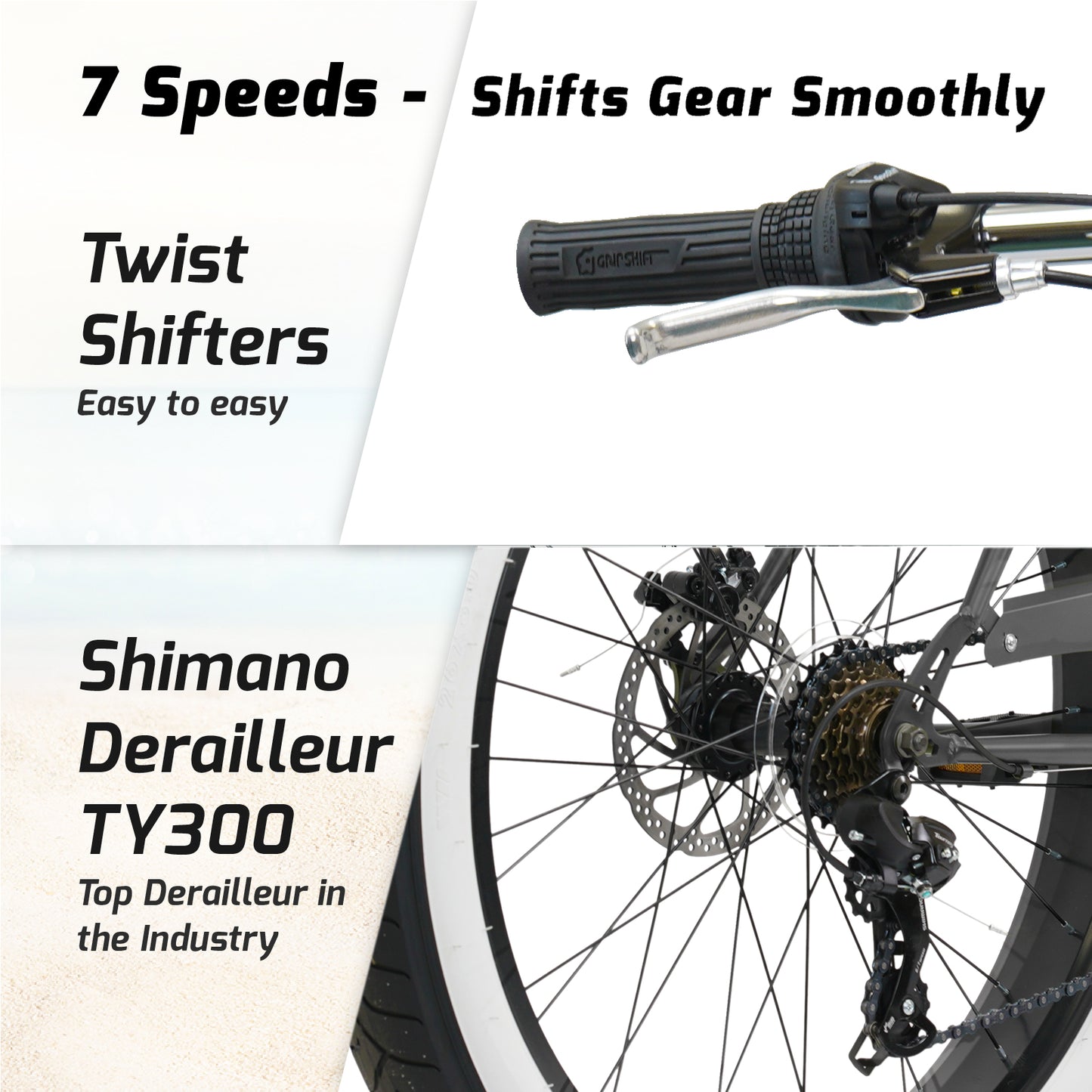Micargi Largo GT 26" Beach Cruiser Bikes