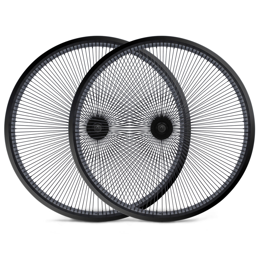 Micargi 13GX140H Fat Rims Wheel Set FOR 7 SPEED 26" 3" 4" Tire Black