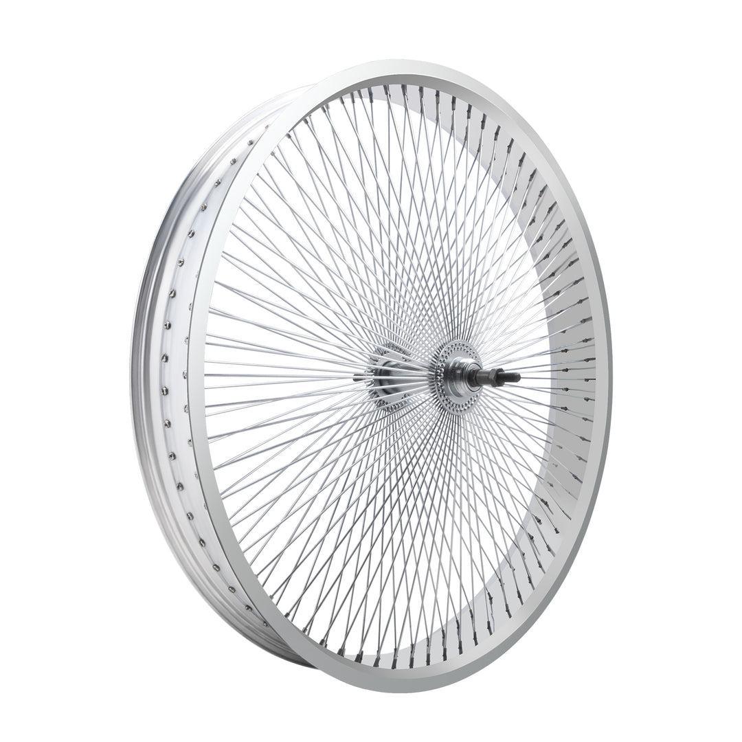 Side View of Micargi 13GX140H Fat Rims Wheel Set FOR 7 SPEED Disc Brake 26" 3" 4" Tire Polish