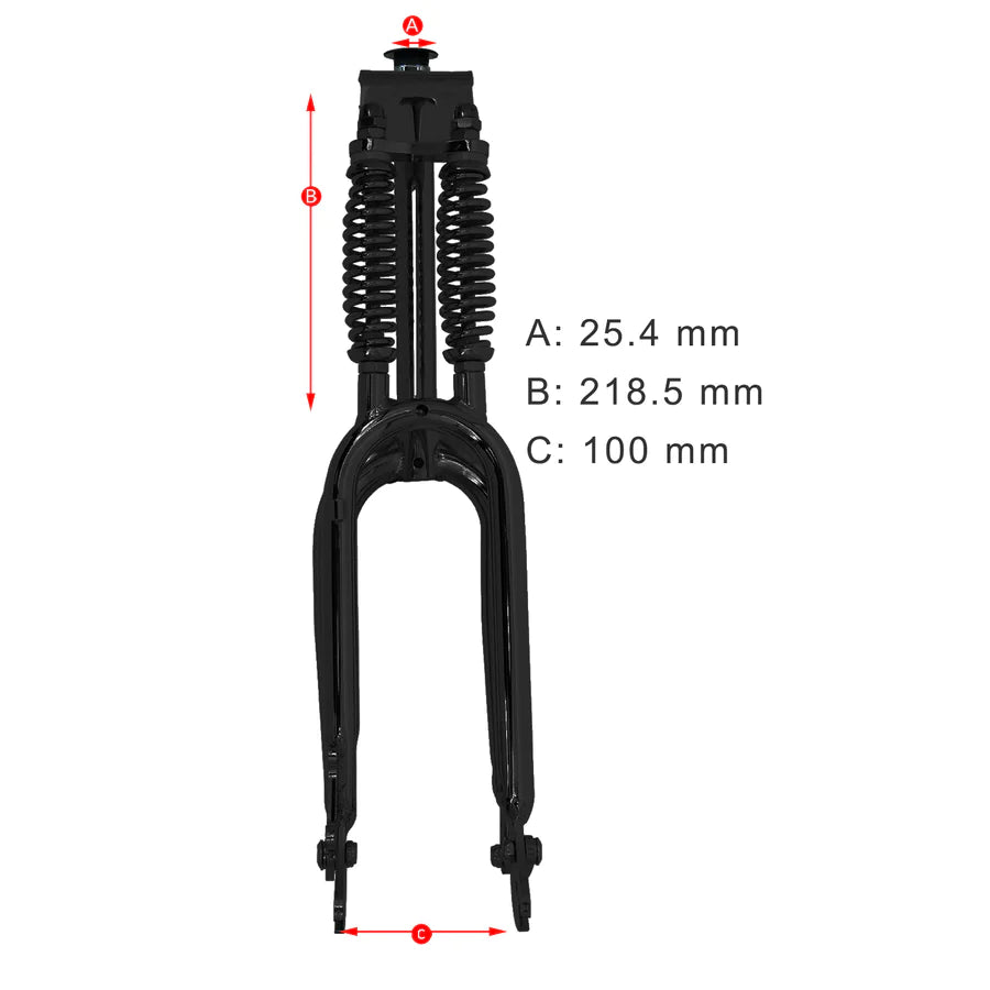 Micargi FK-DS20218100D 20‘’ Classic Dual Spring Fork for Disc Brake