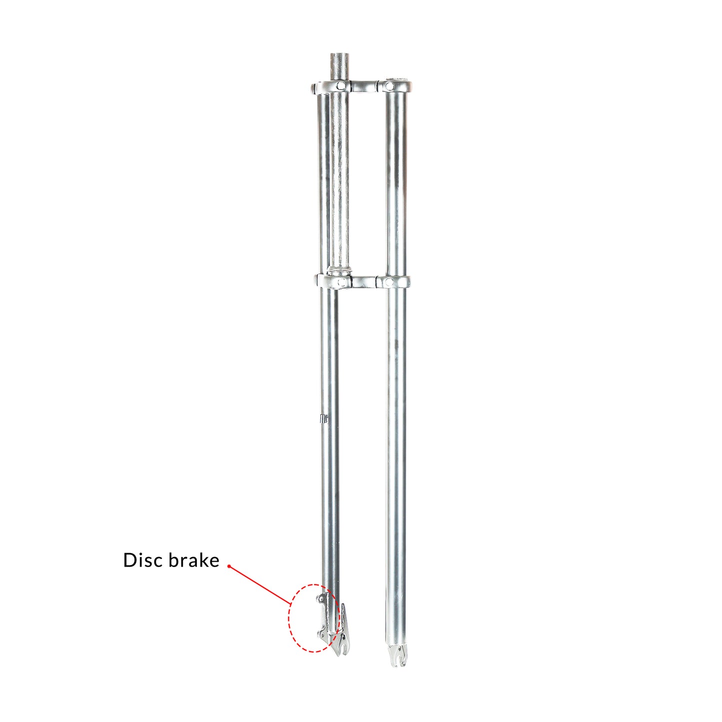 Micargi FK-TP80300102D Triple Tree Fork 25.4mm Steerer Diameter for Disc Brake