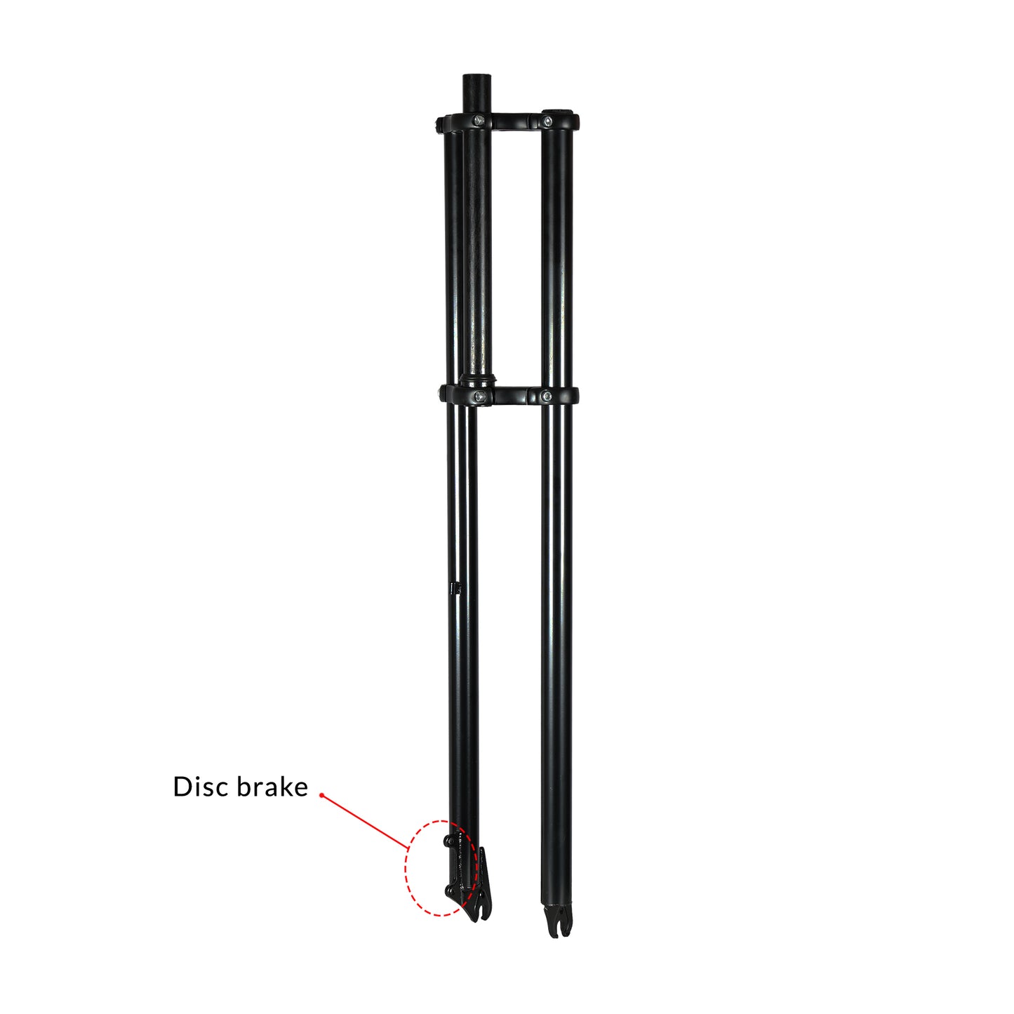 Micargi FK-TP80300102D Triple Tree Fork 25.4mm Steerer Diameter for Disc Brake