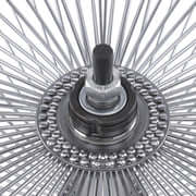 Micagi WH-TR9529140 29"X4"X13GX140H ALUMINUM POLISH FAT RIMS WHEEL SET.