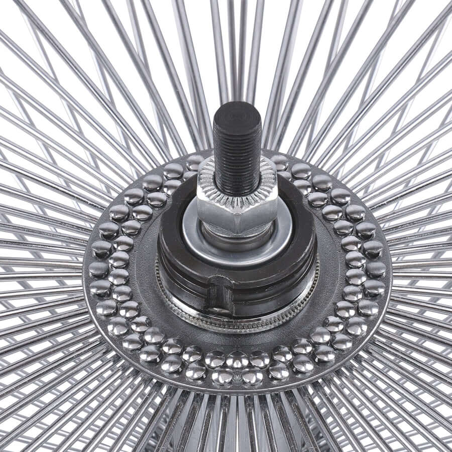 Micagi WH-TR9529140 29"X4"X13GX140H ALUMINUM POLISH FAT RIMS WHEEL SET.