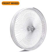 Micagi WH-TR9529140 29"X4"X13GX140H ALUMINUM POLISH FAT RIMS WHEEL SET.