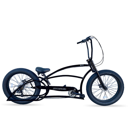 Micargi Bombita XLE 7/ GT7 Chopper Stretch Cruier Bike in Black 26inch