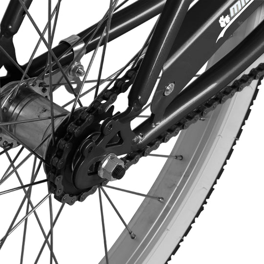 Close up of Micargi Pantera Women's Beach Cruiser Bike 1 Speed coaster brake