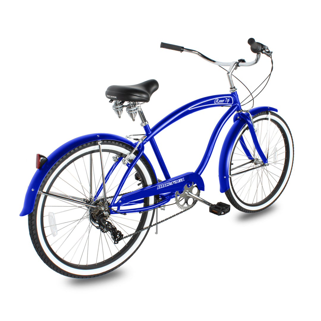 Side view of Micargi 26" Rover Lightweight Beach Cruiser Bike for Men 7-speed