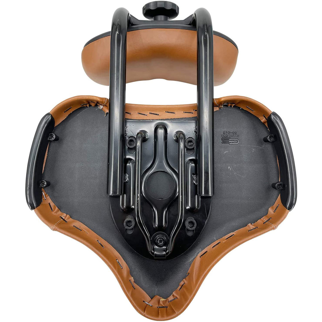 Micargi Comfortable Waterproof Seat Extra Wide and Padded Bicycle Saddle in Brown