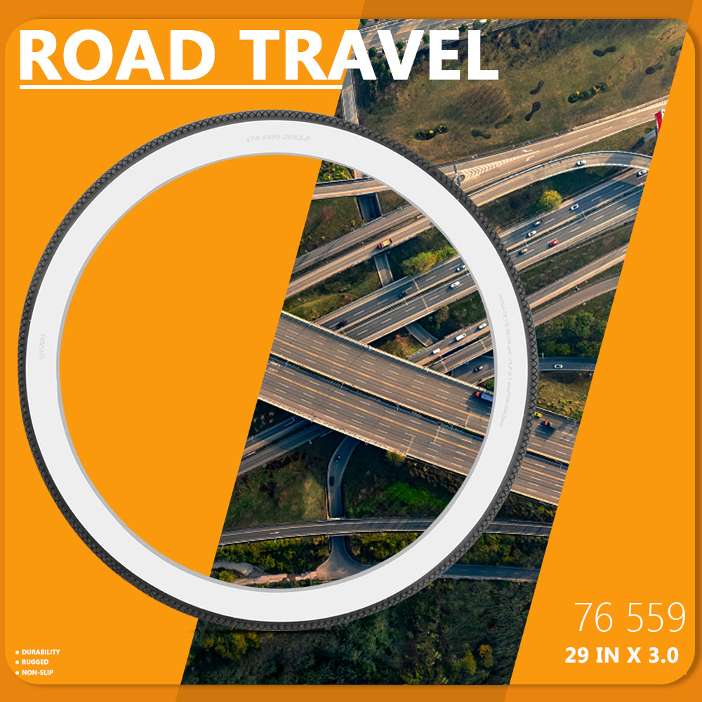 Micargi TR-WD-W1111 29x3.0 inches White Wall Tire