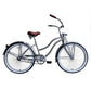 Micargi Cougar GTS Beach Cruiser Bike in Chrome for Women