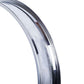 close up of micargi mirror chrome rim 140 spokes  for 26*4.0 fat tire lowrider bike