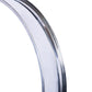 close up of Micargi chrome mirror 80mm rim for 29" 3" 4" fat tire beach bike
