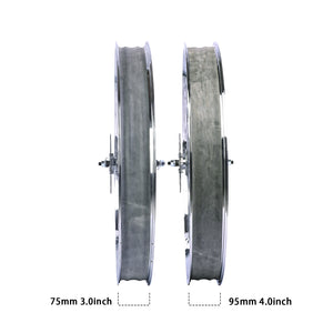 side view of Micargi 29*3.0 29*4.0 Alloy Electroplating Wheel Set with Coaster Brake