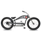 Micargi Vancouver 26" Chopper Cruiser Bike in matte black with low handlebar