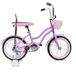 Micargi Taylor kid bike with training wheel purple 16"