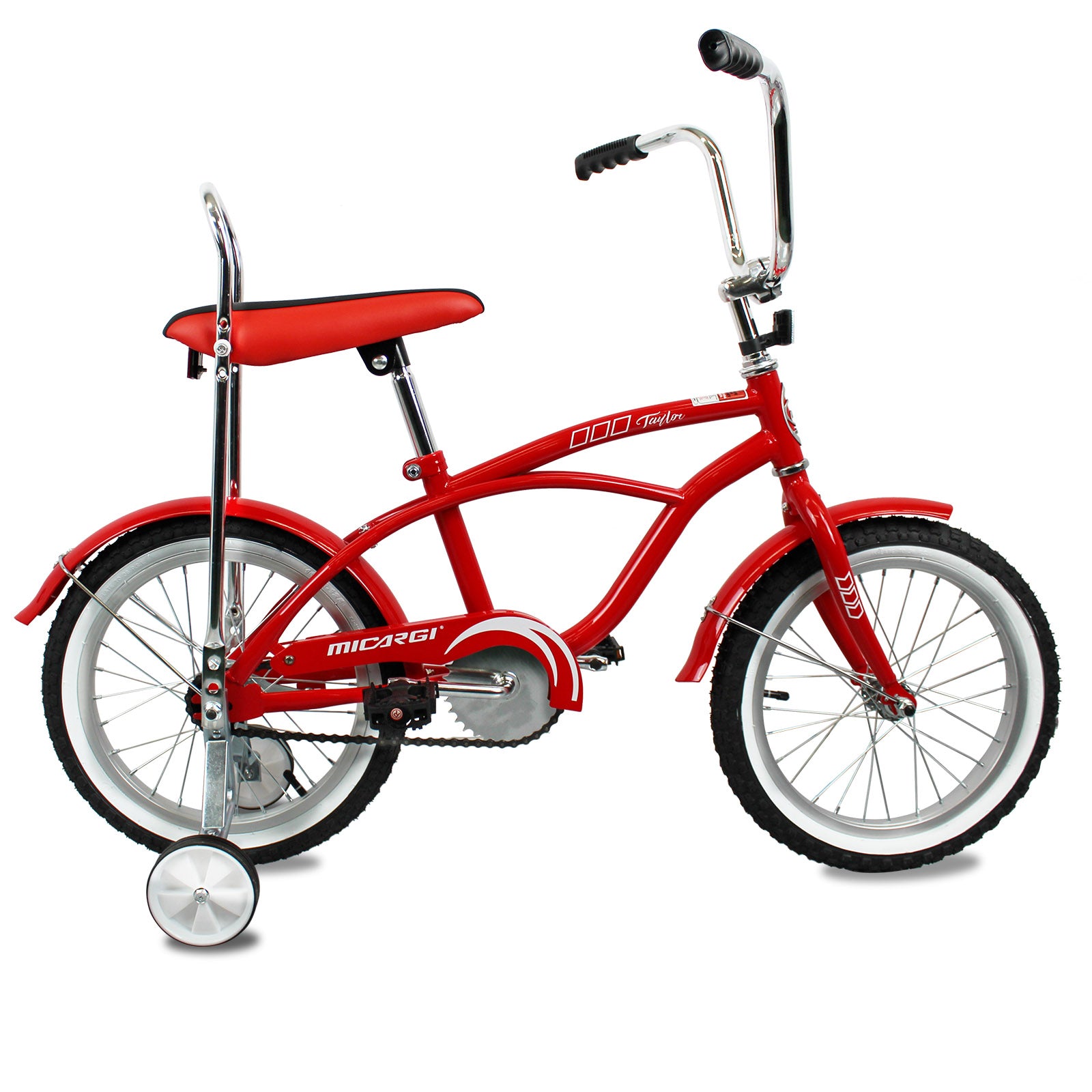 Micargi Taylor kid bike with training wheel red 16" 