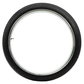 26" Innova Fat Tire with White Wall and Black Design, 4.0" Width