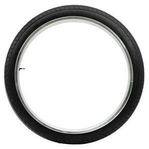 26" Innova Fat Tire with White Wall and Black Design, 3.0" Width
