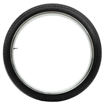 26" Innova Fat Tire with White Wall and Black Design, 3.0" Width