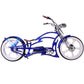 side view of Tracer Raptor Stretch Cruiser Chopper Ebike oversized frame fat tire