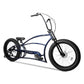 Side View of Micargi Bombita XLE 7/ GT7 Chopper Cruier Bike Triple Tree Fork in Blue 
