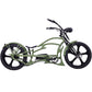 Tracer Raptor Stretch Cruiser Chopper Ebike army green 26 inch