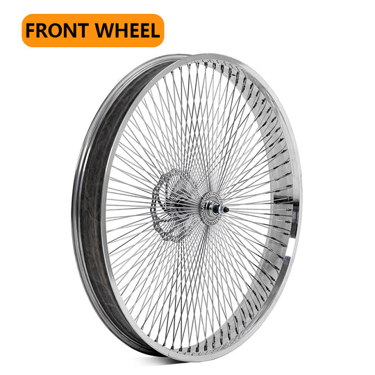 Micargi WH-TR7529140D-F/R-PL Fat Rims Wheel Set for 29"*3" with 7-speed Disc Brake