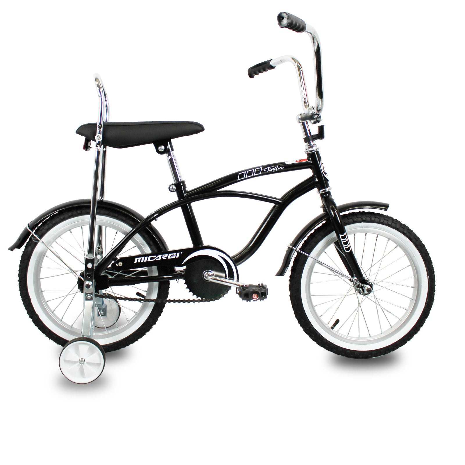 Micargi Taylor kid bike with training wheel black 16"