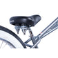 Close up of Micargi Vancouver 26" Chopper Cruiser Bike with wide dual spring saddle