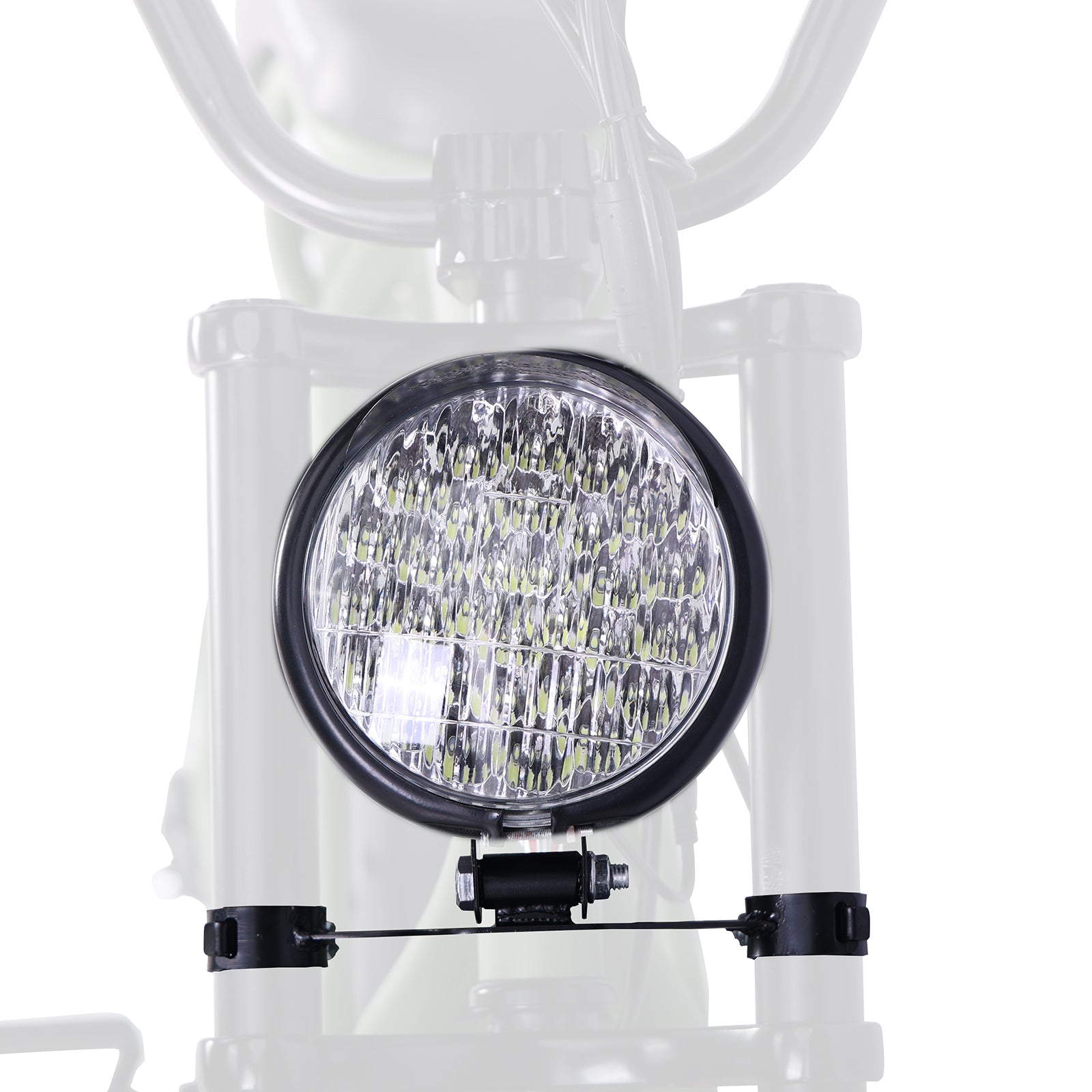 Micargi Headlight Chrome Vintage LED Bike 12V-48V for e-bike