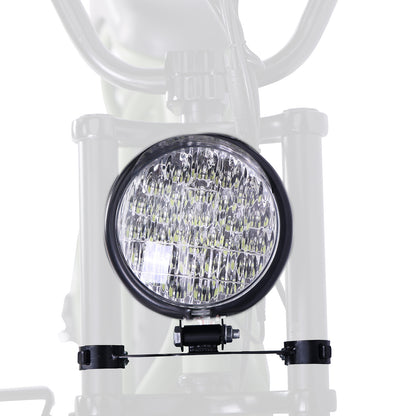 Micargi Headlight Chrome Vintage LED Bike 12V-48V for e-bike