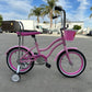 Micargi Taylor kid bike with training wheel for girl pink training wheel