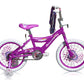 Micargi Kiddy Kids Bike 16" BMX Style Frame Coast Brake Purple with Training Wheels