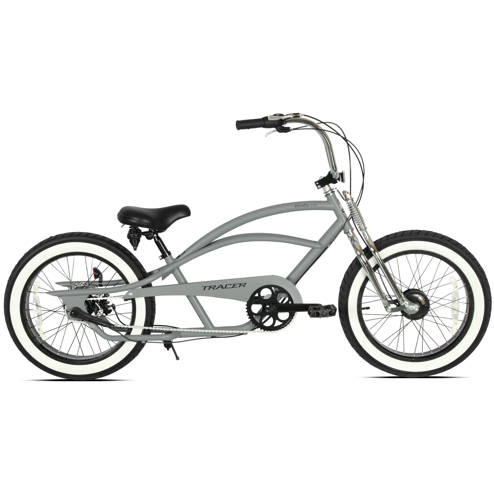 Master 3i 20-inch 3-speed stretch chopper cruiser bike