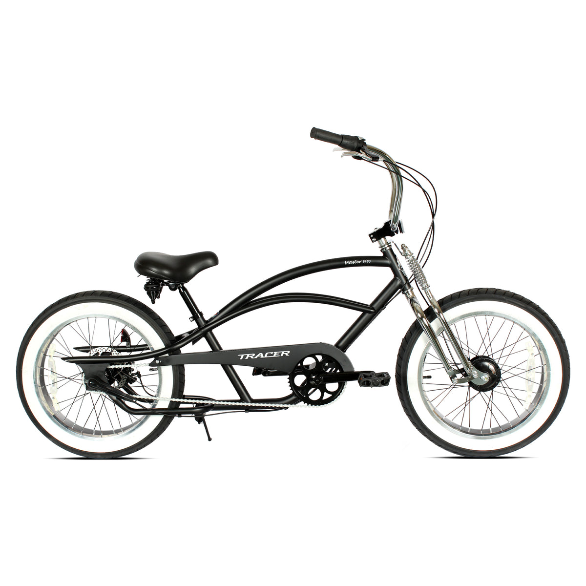 Master 3i 20-inch 3-speed stretch chopper cruiser bike