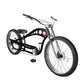 Side view of Micargi Vancouver 26" Chopper Cruiser Bike low handlebar triple tree fork